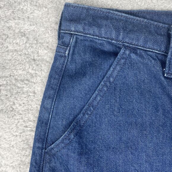 Abercrombie & Fitch Jeans Womens Size 32/14 Mid-Rise Curve Love Baggy DK Wash - Picture 5 of 10
